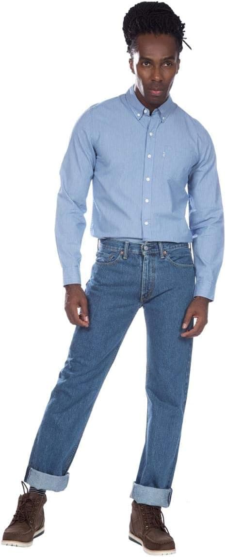 Levi's mens 505 Regular Fit Jeans (Also Available in Big & Tall)