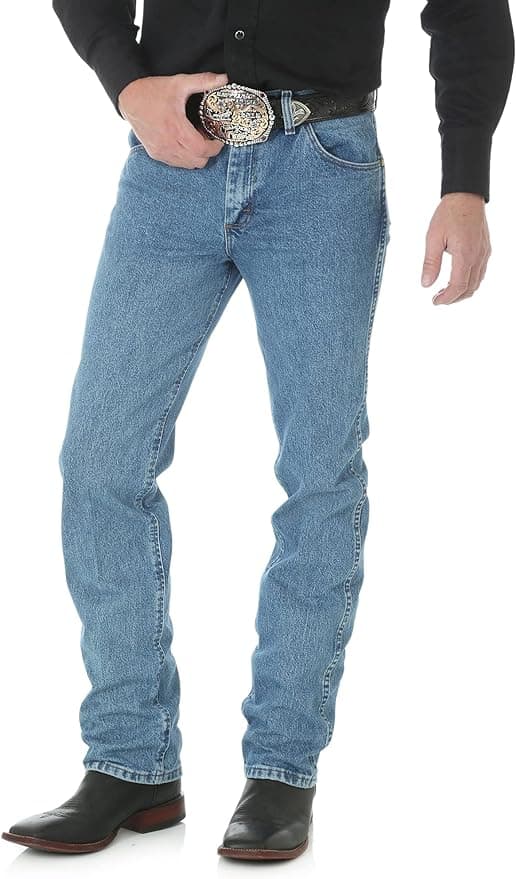 Wrangler mens Premium Performance Cowboy Cut Slim Fit Jean