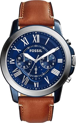 Fossil Men's Grant Stainless Steel Quartz Chronograph Watch